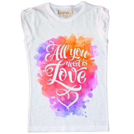 T-Shirt Donna Keep Calm And Drive - Stile MODS - 100% Cotone 185 Gr/mq, Taglia S, Blu