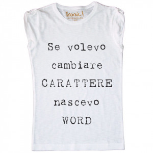 Maglia Donna Carattere...