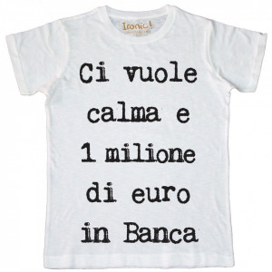 Maglia Uomo Ci vuole 1 milione...