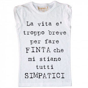 Maglia Donna "Simpatici..."