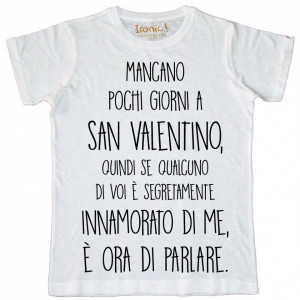 Maglia Uomo "Mancano pochi giorni a San Valentino"