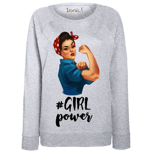 Felpa Donna "Girl Power"