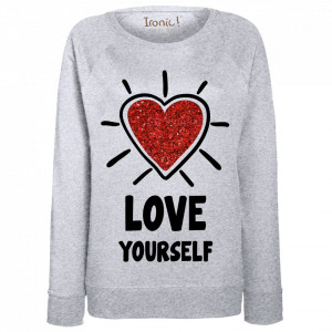 Felpa Donna "Love Yourself"