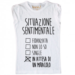 Maglia Donna "In attesa di un miracolo"