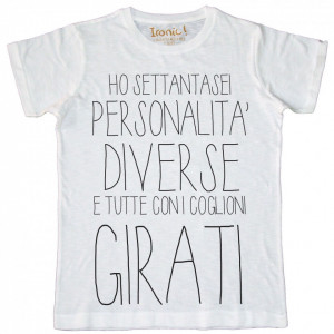 Maglia Uomo "Ho 76 personalità"