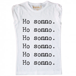 Maglia Bambina "Ho sonno"