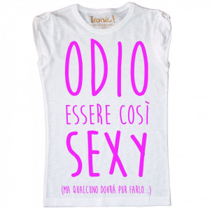Maglia Donna Odio Essere...