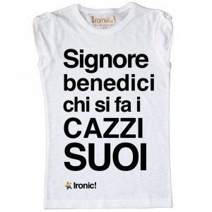 Maglia Donna "Signore benedici..."