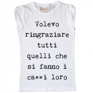 Maglia Donna Volevo Ringraziare...