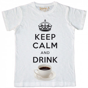 Maglia Uomo Keep Calm and drink Coffee