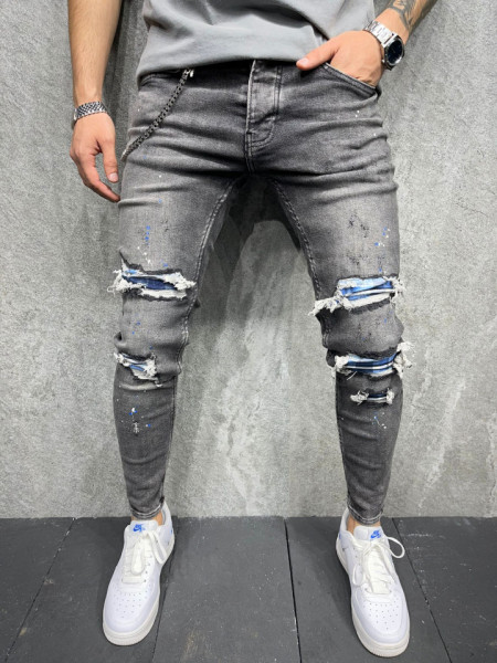 BLUGI MVP BLUE PATCHES DARKGREY BGAS740(6523)