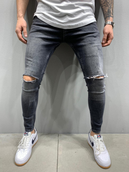 BLUGI SLIM FIT RUPTI DARKGREY BGAS452(5263X)