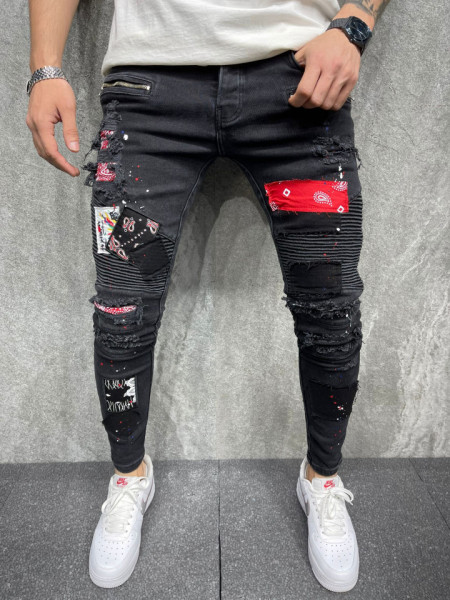 BLUGI SPLASH PATCHES BLACK BGAS673(6258)