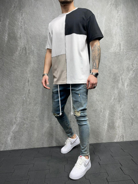 TRICOU DOMINO WHITE TSAS217(6029)