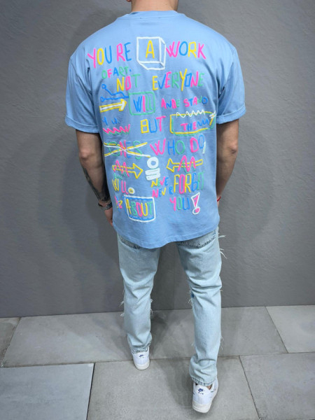 TRICOU WORK OF ART BLUE-FROG TSAS279(6135)