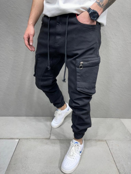 BLUGI HOINAR CU TUR BUZUNARE BLACK BGAS793(6911)