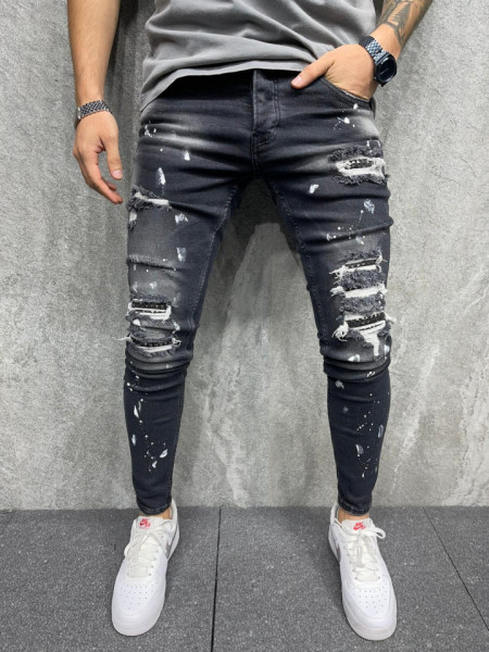 BLUGI SKINNY LUXURY SPLASH BLACK BGAS689(6300)