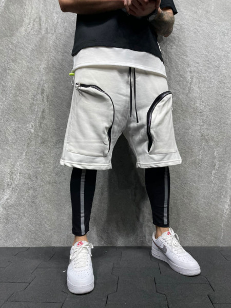PANTALONI FITNESS REFLEX WHITE BGAS619(5274)