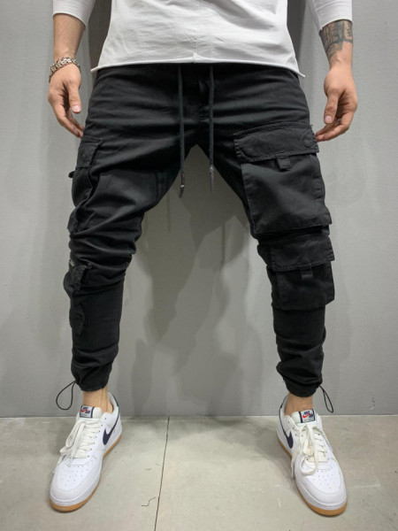 PANTALONI HOINAR POCKET BLACK 2 COD : BGAS427