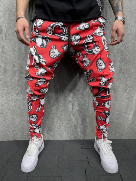 PANTALONI SLIM TEDDY BEAR RED COD : BGAS594(2015)