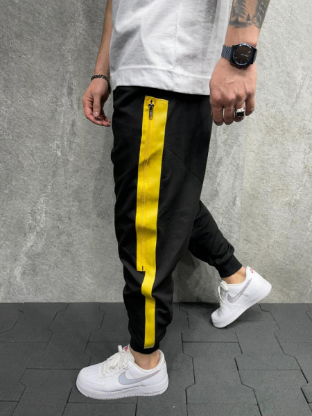 PANTALONI STRIPED BLACK&YELLOW BGAS603(5271)