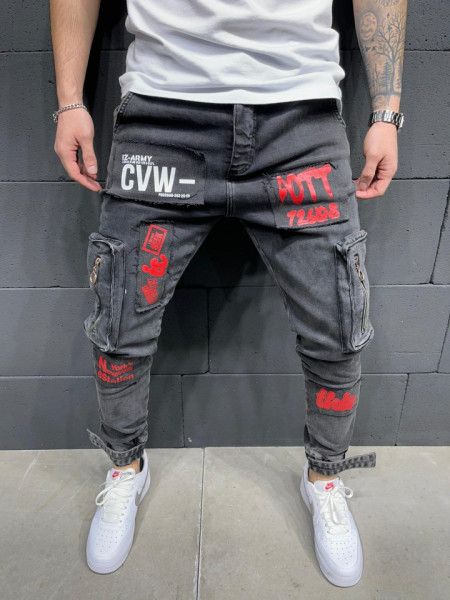 BLUGI CONICI BUZUNARE CVW DARKGREY COD : BGAS551(5785)