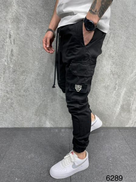 PANTALONI BUZUNARE KEDOO BLACK BGAS663(6289)