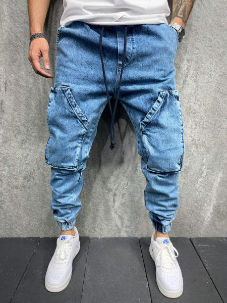 BLUGI ELASTIC CU TUR POCKET BLUE BGAS715(6502)