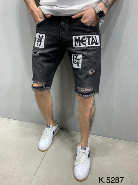 PANTALONI SCURTI ROCKSTAR BLACK COD : PSAS32