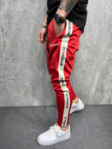 PANTALONI SLIM FIT 2Y RED BGAS637(2001)