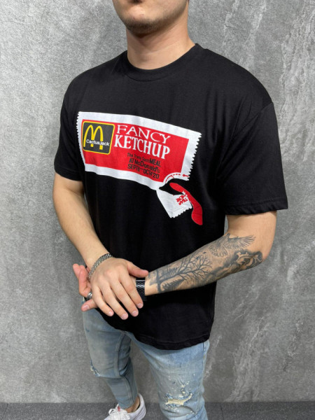 TRICOU FANCY KETCHUP BLACK TSAS244(1031)