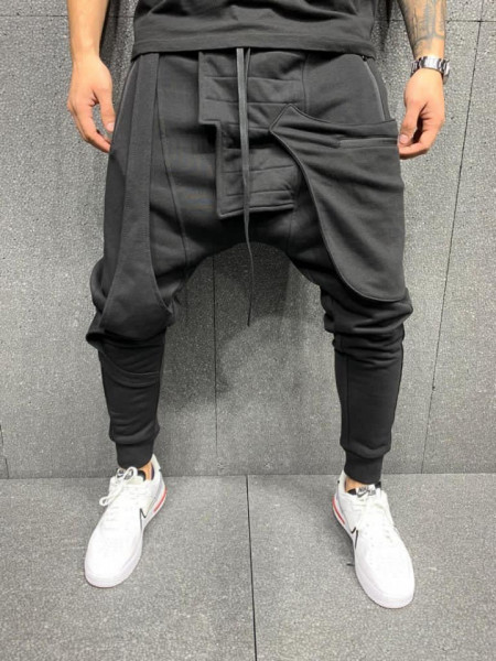 PANTALONI CU TUR LASAT HOINAR BLACK COD : BGAS531