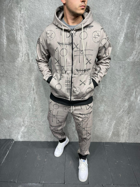 TRENING CRAZY FASHION VISION BROWN TRAS64(2031)