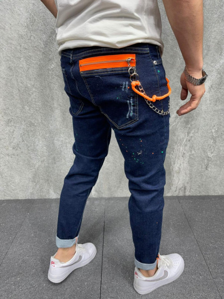 BLUGI SLIM ORANGE DARKBLUE BGAS669(6324)