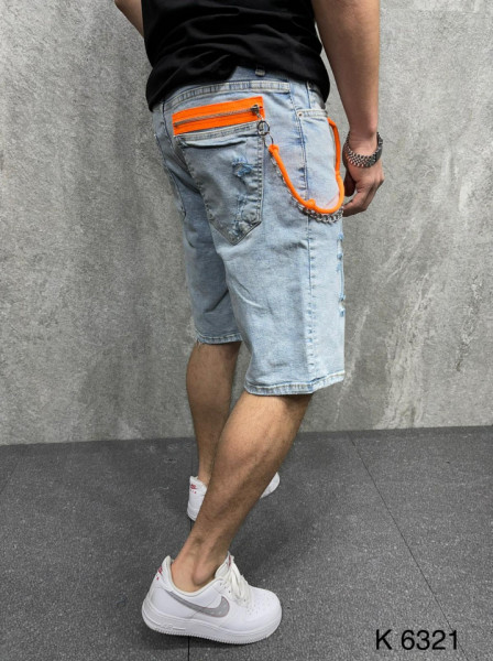 PANTALONI SCURTI ORANGE BLUEWHITE PSAS73(6321)