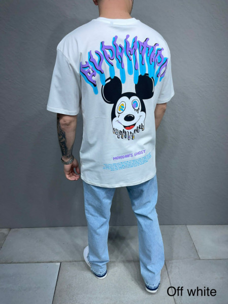 TRICOU OVERSIZE MORGAN'S GHOST OFF-WHITE TSAS319(6160)