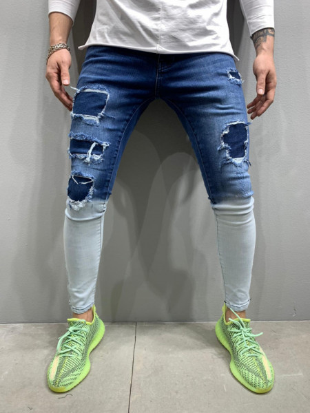 BLUGI SLIM BICOLOR FASHION DARKBLUE BGAS423(4296)