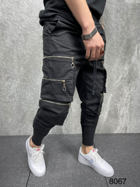 BLUGI ZIPPERS HOINAR BLACK BGAS657(8067)