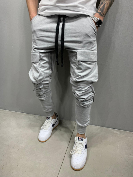 PANTALONI BUZUNARE FRONTALE GREY 2 COD : BGAS447