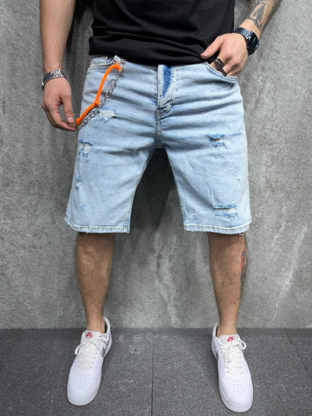 PANTALONI SCURTI ORANGE BLUEWHITE PSAS73(6321)