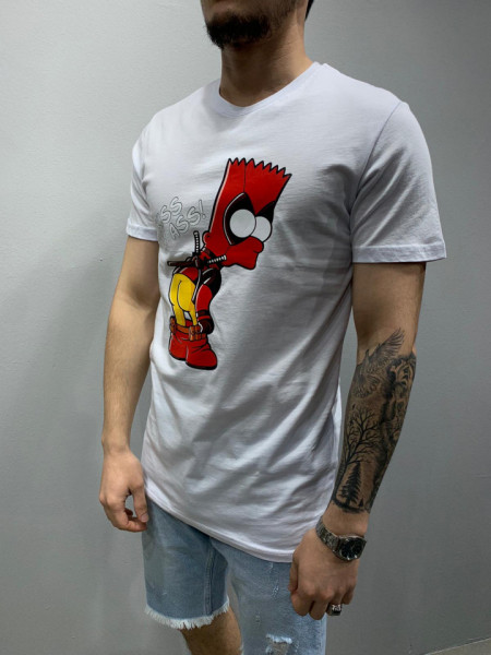 TRICOU BART FASHION WHITE COD : TSAS158