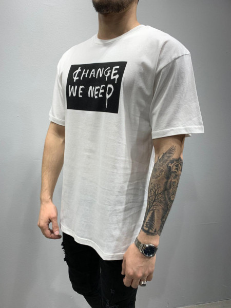 TRICOU CHANGE FASHION WHITE COD : TSAS154