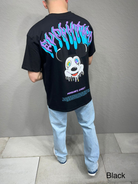 TRICOU OVERSIZE MORGAN'S GHOST BLACK TSAS320(6160)