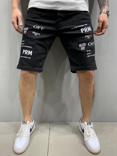 PANTALONI SCURTI PRM FASHION BLACK COD : PSAS36