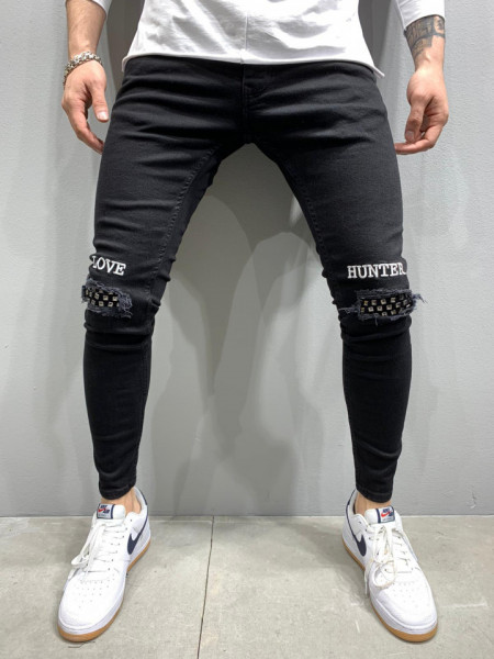 BLUGI SLIM FIT HUNTER BLACK COD : BGAS422