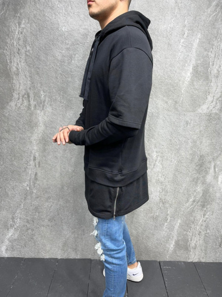 HANORAC HOINAR ZIPPER LONG BLACK HNAS20(SW5420)