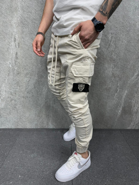 PANTALONI BUZUNARE KEDOO BEIGE BGAS662(6289)