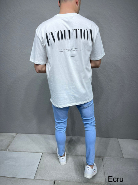 TRICOU EVOLUTION ECRU-WHITE TSAS306(6155)