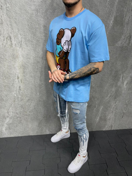 TRICOU SAD MASCOT BLUE TSAS209(6058)