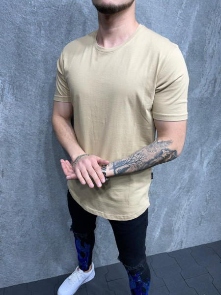TRICOU SLIM FIT BEIGE TSAS212(1002)